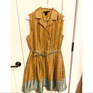 Duro Olowu x JCP Gold Dress